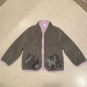 GAP zip up Sherpa fleece